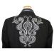 Pronti Black With Silver Grey Embroidery With Silver Metal Studs Blazer B3161